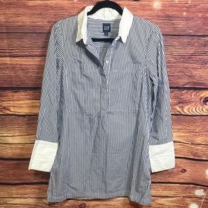 GAP Blue and White Striped Dress